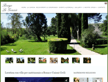Tablet Screenshot of borgolegrazie.it